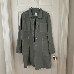 J.Jill Denim Olive Green Jacket